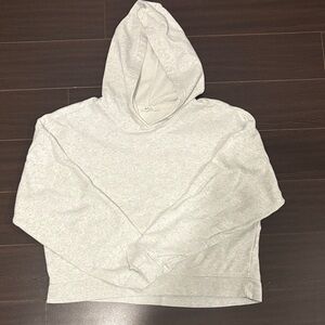 GAP Women's Light Gray Hoodie Sweater